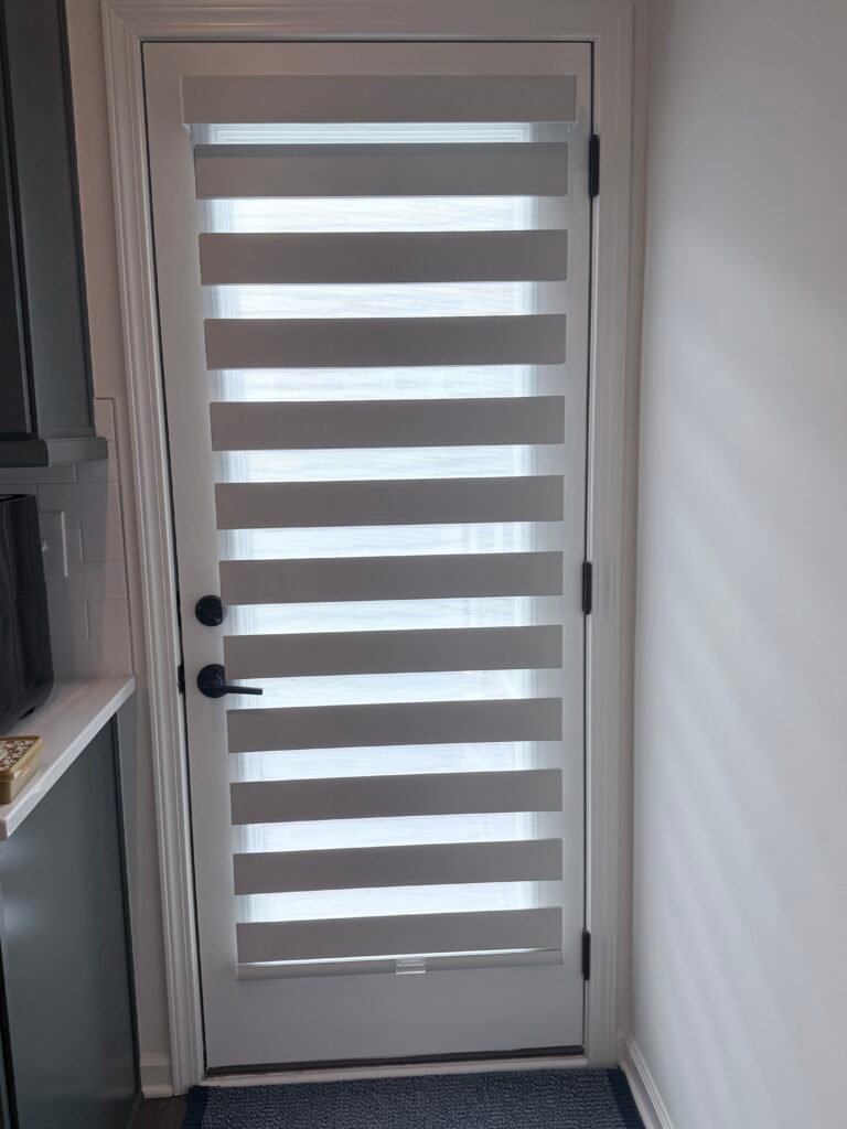 Patio Door Zebra Blinds